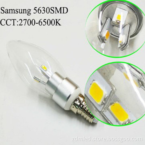 led lamp bulb (5w e27) 100% gurantee CE ROHS FCC to Europe&America